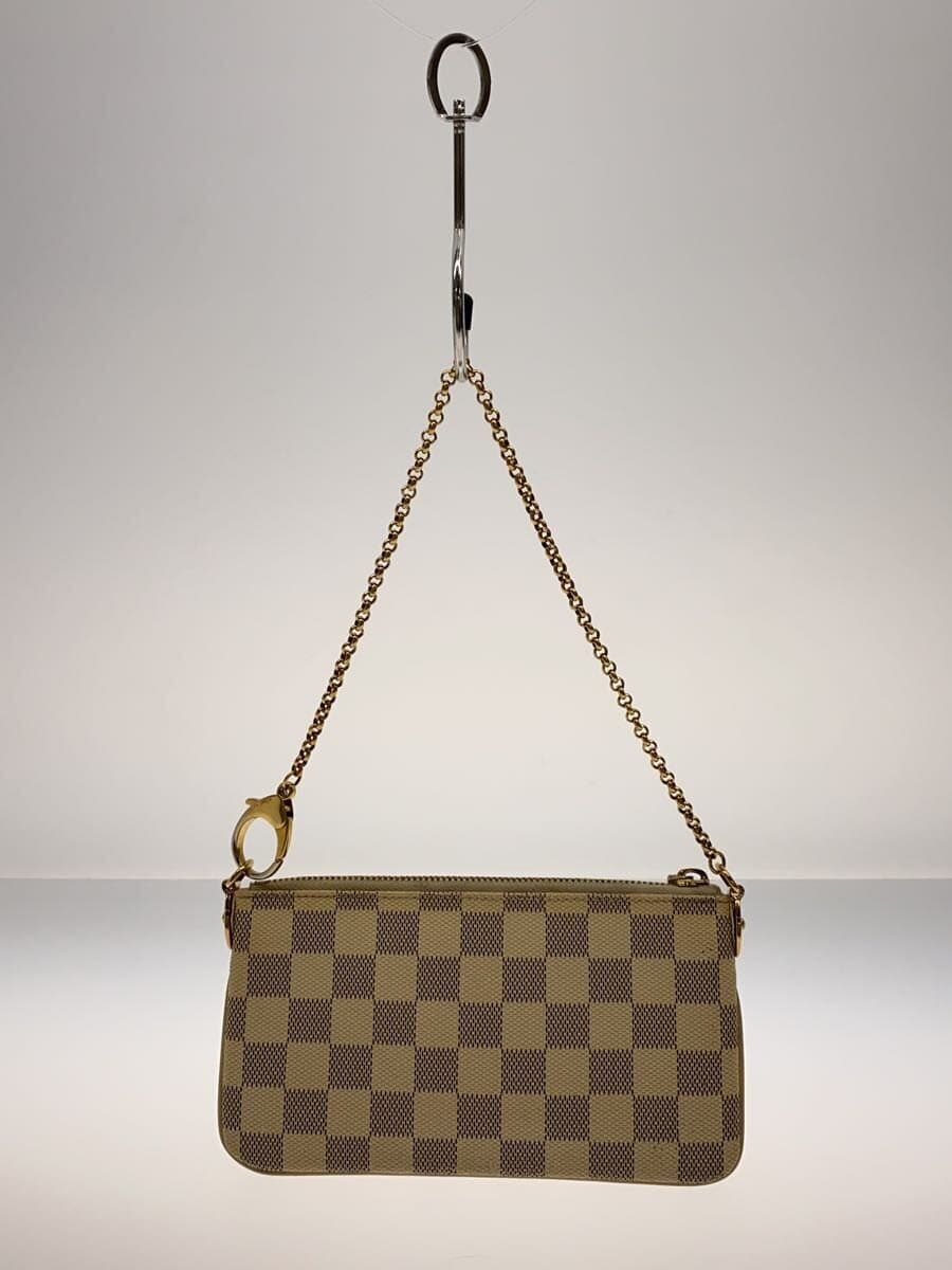 LOUIS VUITTON Pochette Mira MM Damier Azur PVC WHT N63090 3