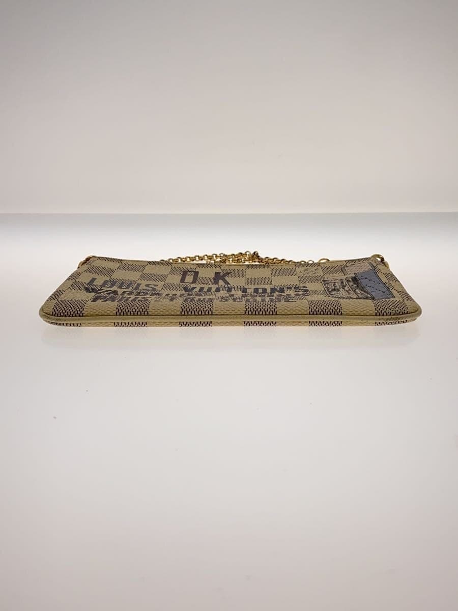 LOUIS VUITTON Pochette Mira MM Damier Azur PVC WHT N63090 4