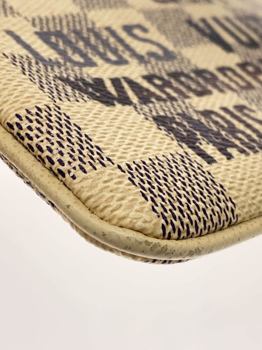 LOUIS VUITTON Pochette Mira MM Damier Azur PVC WHT N63090 7