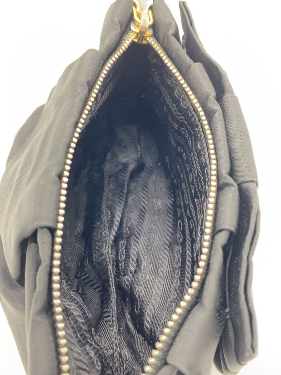 PRADA Pouch Nylon BLK 6