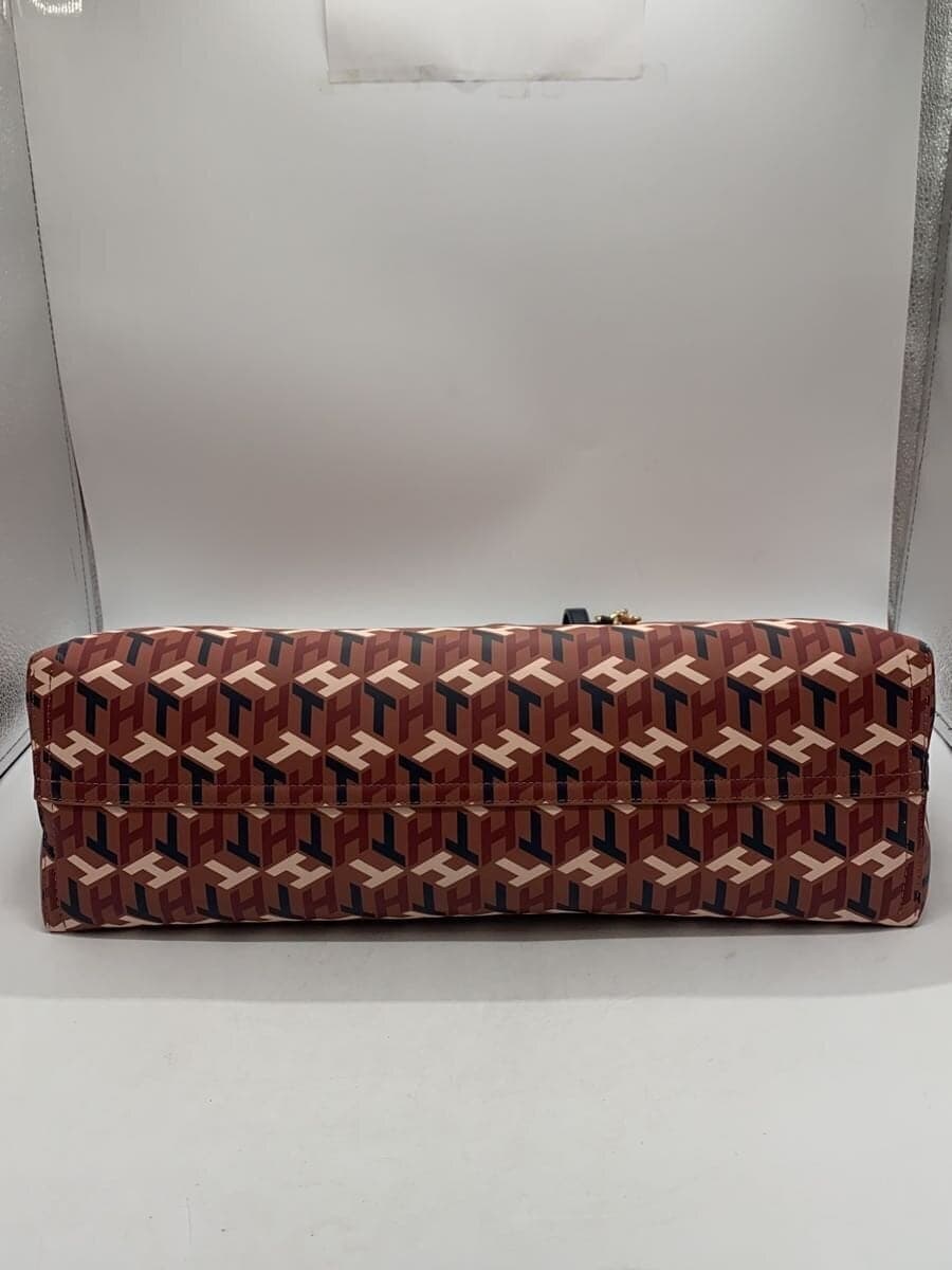 TOMMY HILFIGER tote bag leather multicolor all-over pattern 4