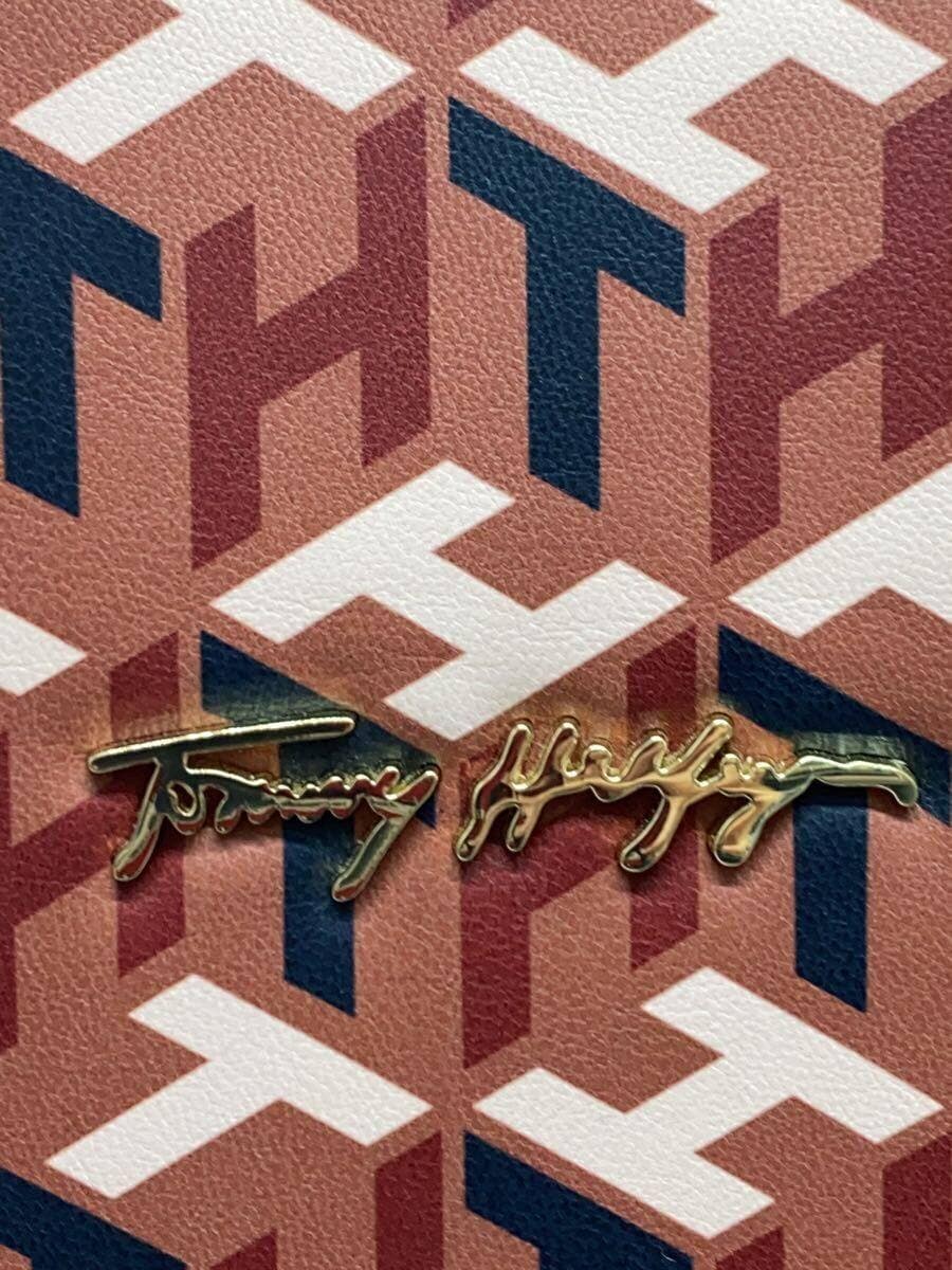 TOMMY HILFIGER tote bag leather multicolor all-over pattern 5