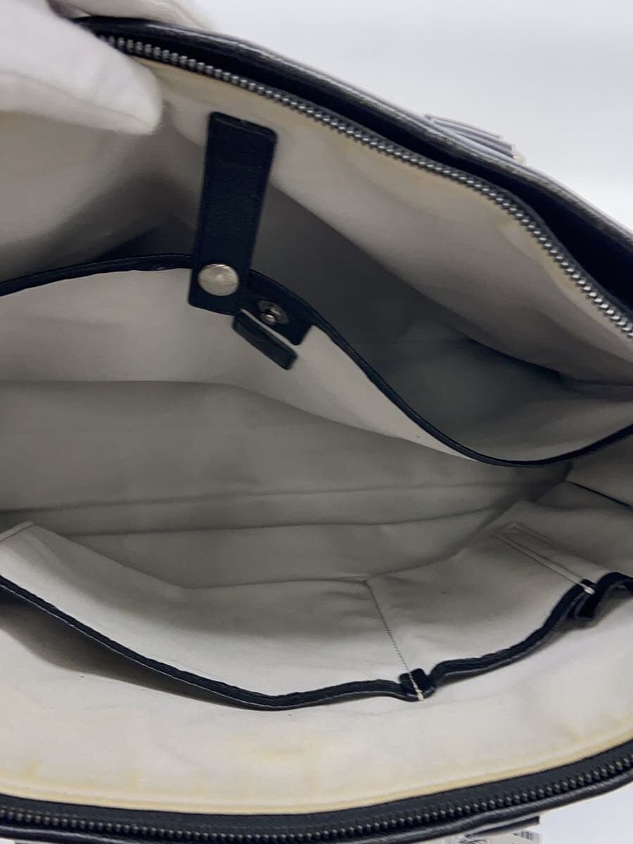 Tsuchiya Kaban Tote Bag Leather BLK Solid 6