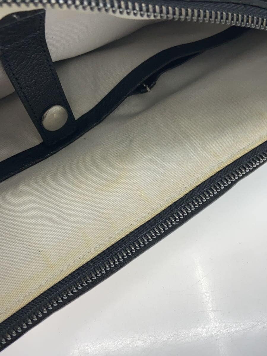 Tsuchiya Kaban Tote Bag Leather BLK Solid 7