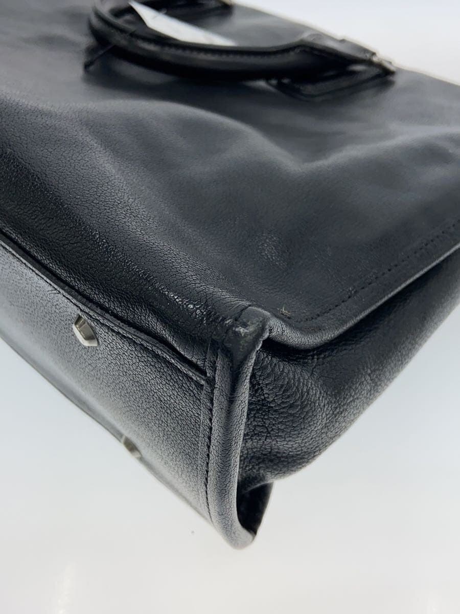 Tsuchiya Kaban Tote Bag Leather BLK Solid 8