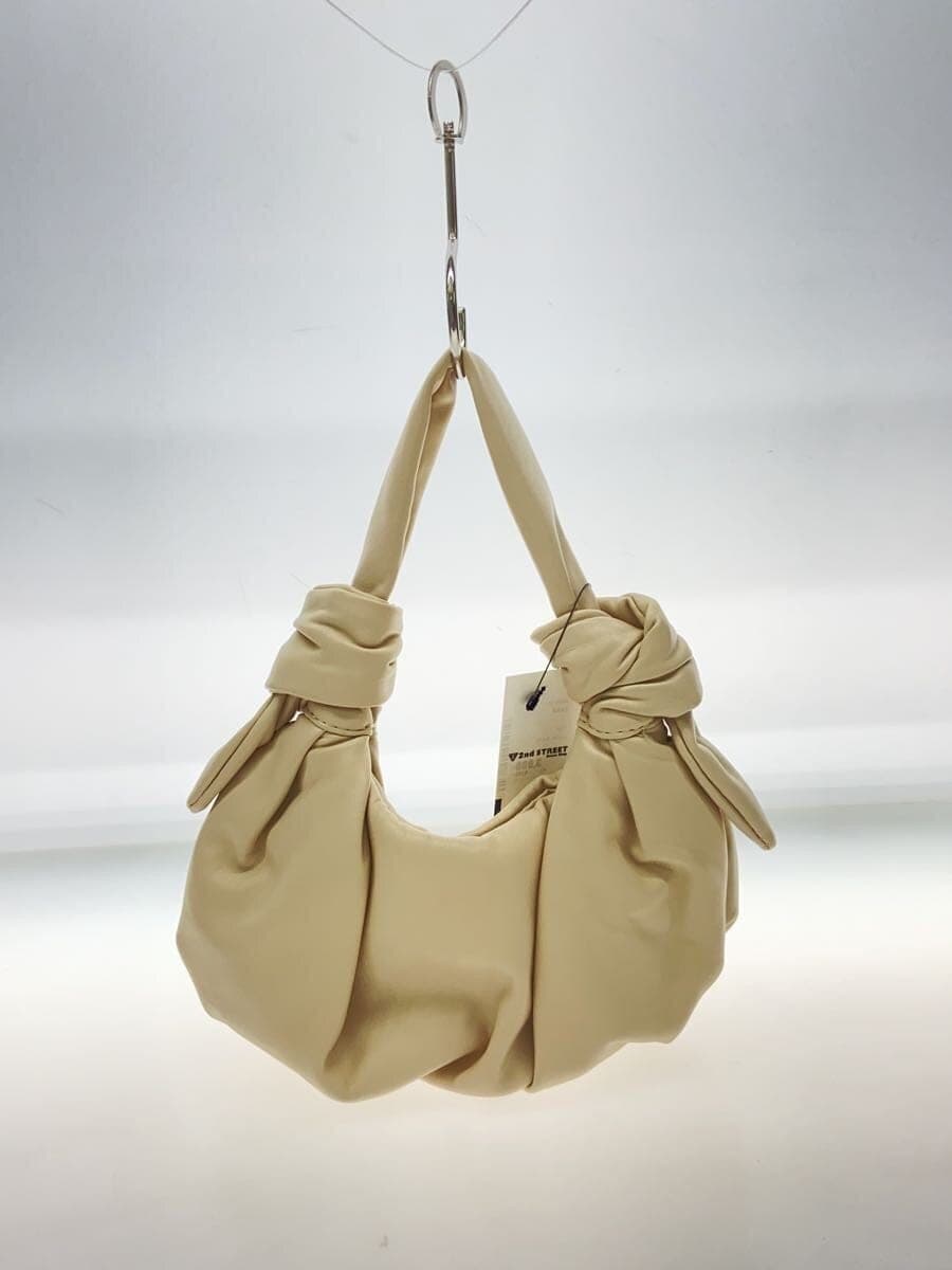 ZARA Handbag Faux Leather CRM Solid 3