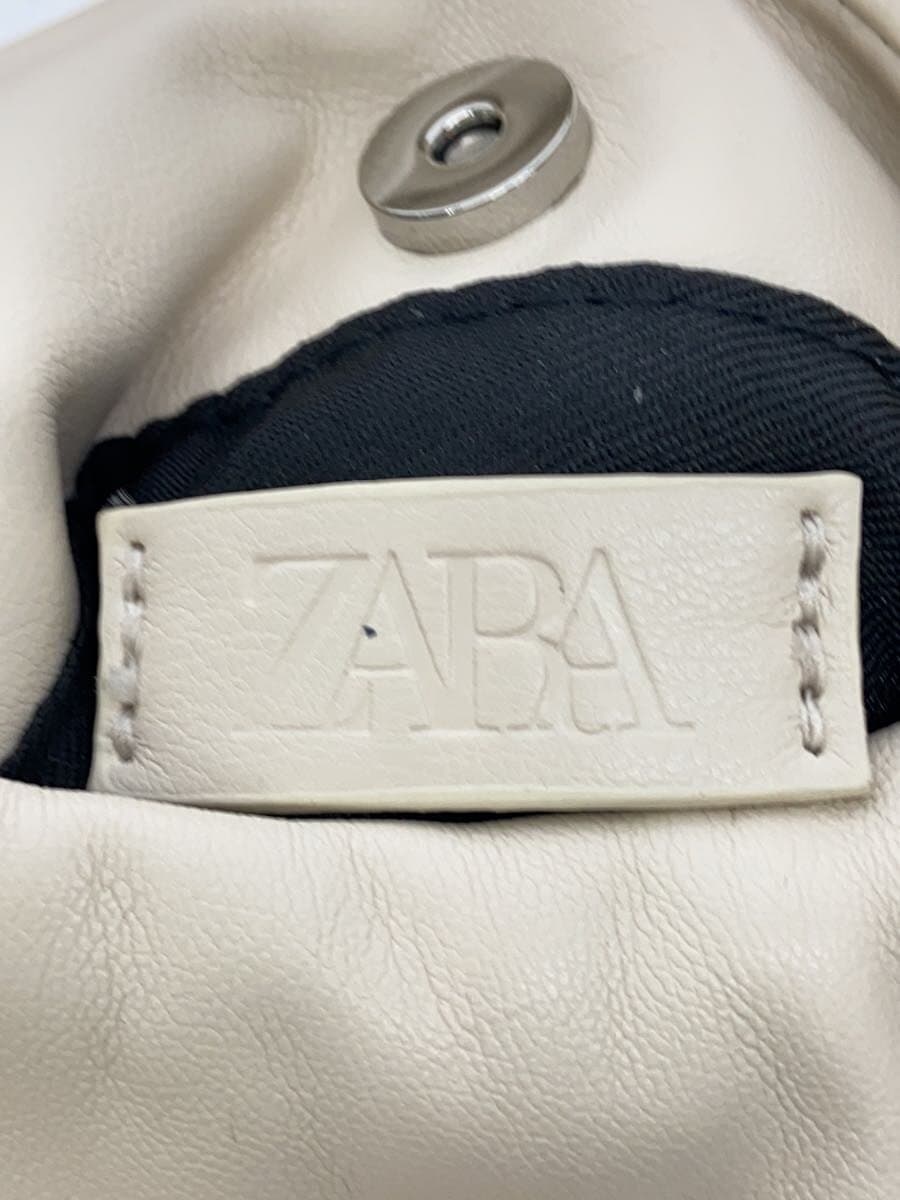 ZARA Handbag Faux Leather CRM Solid 5