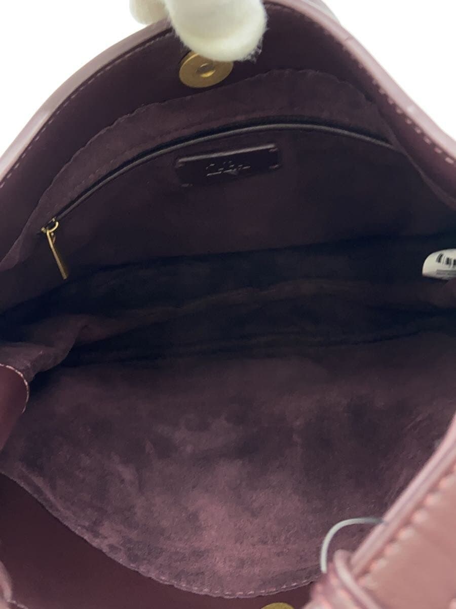 ZARA Handbag Faux Leather BRW Solid 6