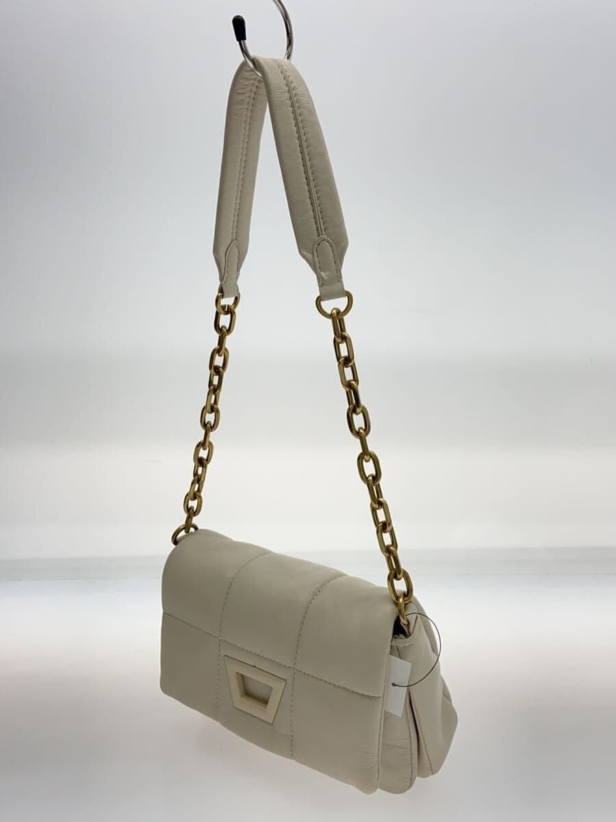 ZARA Shoulder Bag Faux Leather CRM Solid 2