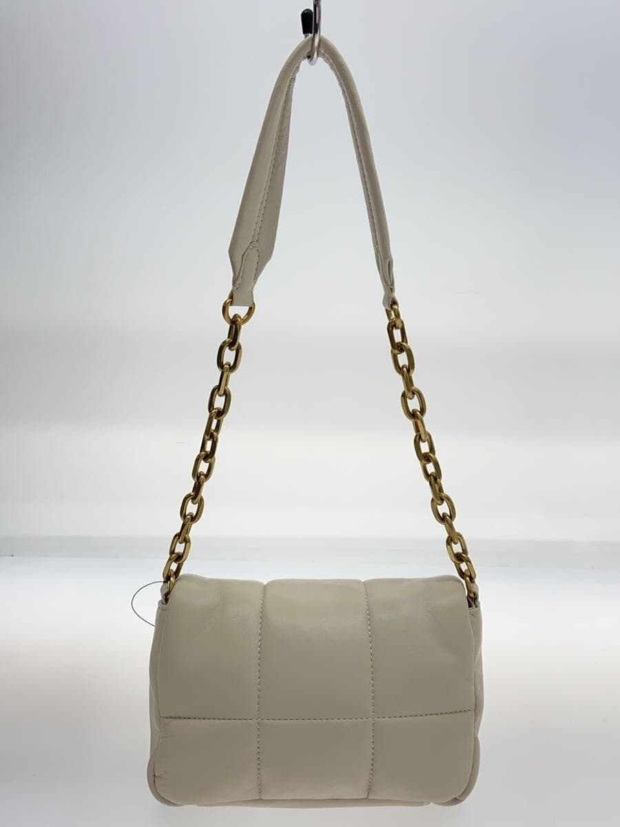 ZARA Shoulder Bag Faux Leather CRM Solid 3