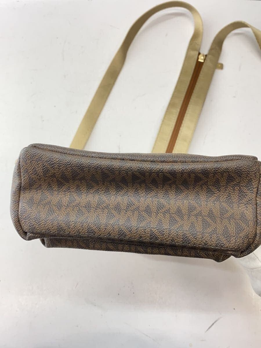 MICHAEL KORS Backpack Leather BRW All-over pattern 4