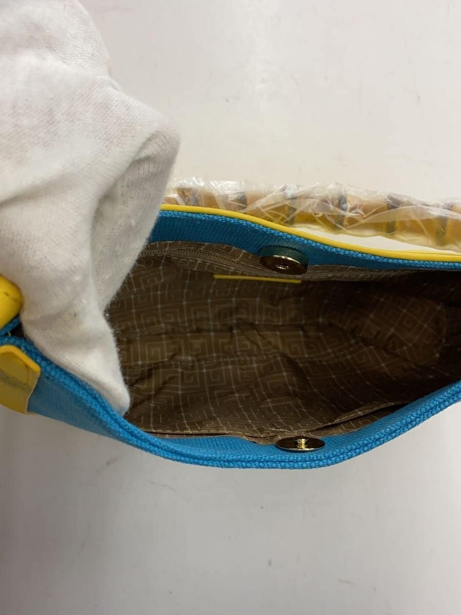 Guy Laroche Handbag Cowhide BLU 6