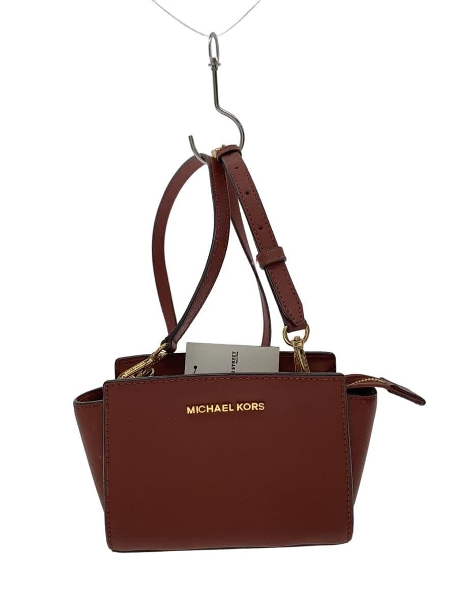 MICHAEL KORS Shoulder Bag PVC RED Solid