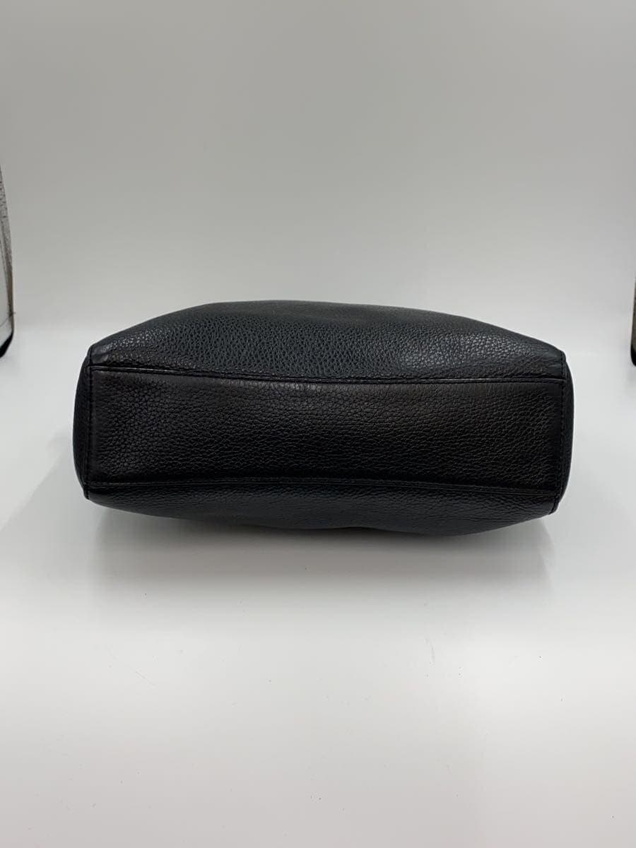 COACH2-Way Shoulder Bag Leather BLK Solid F28993 4