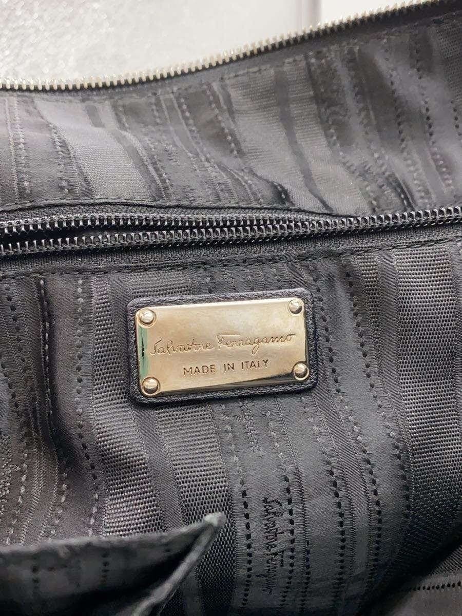Salvatore Ferragamo Gancini Handbag BLK 5