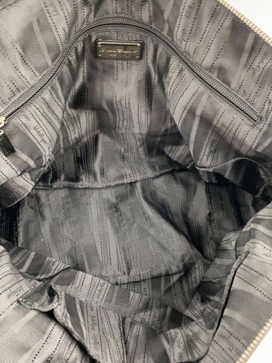 Salvatore Ferragamo Gancini Handbag BLK 6