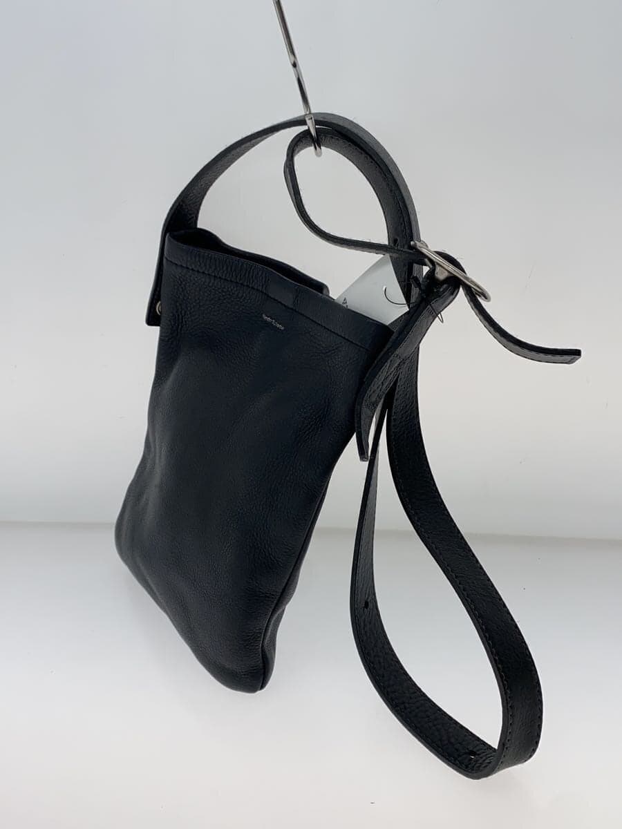Hender Schemeone side belt bag small Shoulder Bag Leather BLK Solid 2