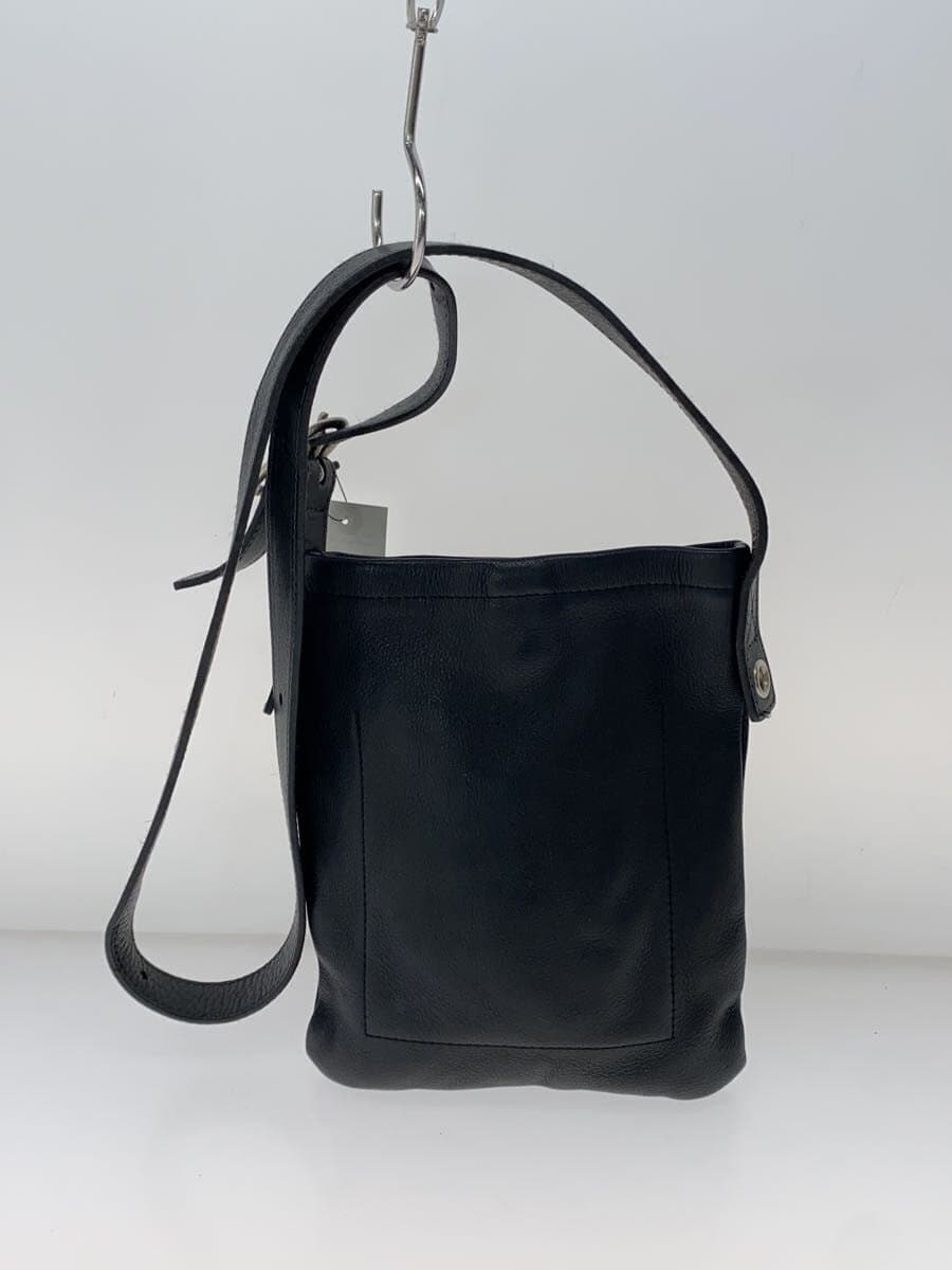 Hender Schemeone side belt bag small Shoulder Bag Leather BLK Solid 3