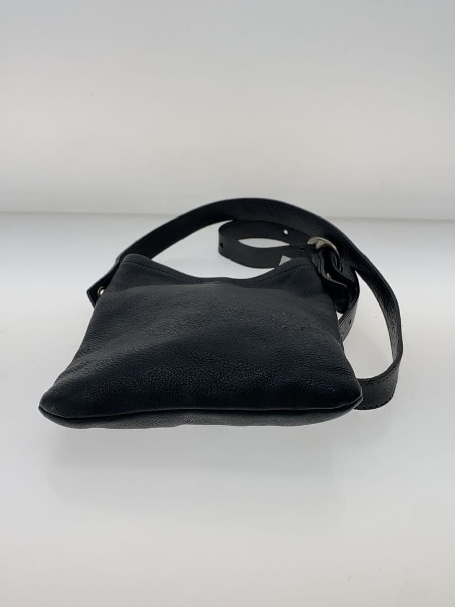 Hender Schemeone side belt bag small Shoulder Bag Leather BLK Solid 4