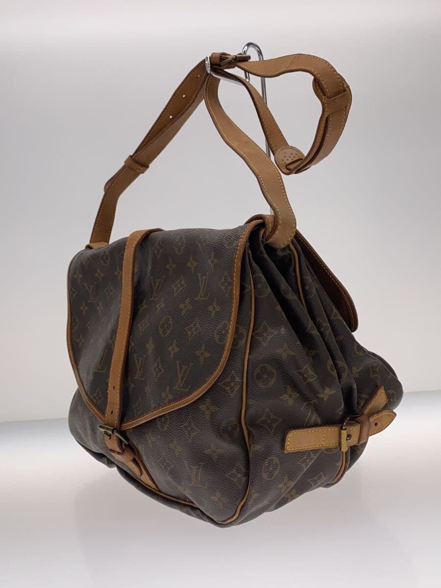 LOUIS VUITTON1)Saumur 30_Monogram Canvas PVC BRW All Over Pattern 2