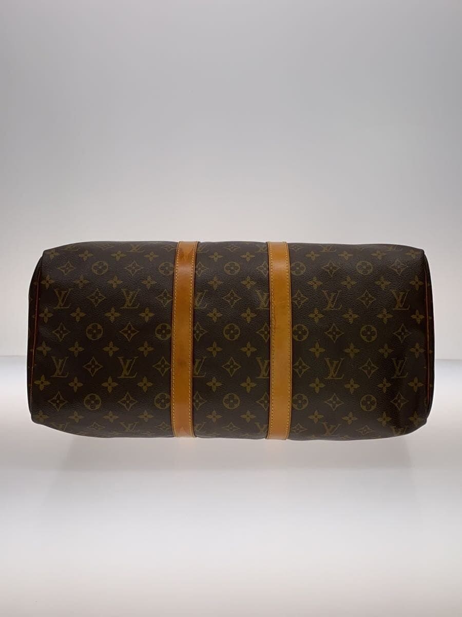 LOUIS VUITTON Keepall 45_Monogram Canvas PVC BRW 4