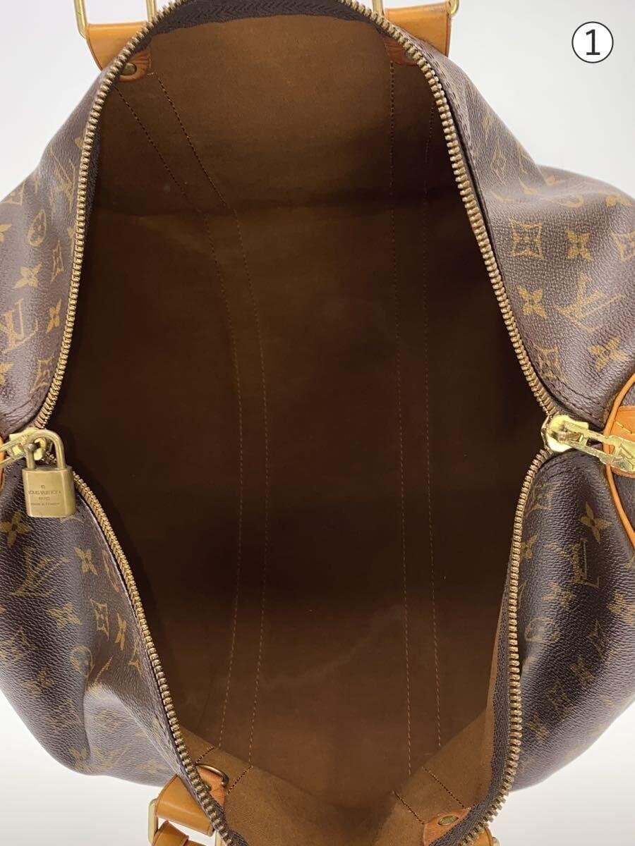 LOUIS VUITTON Keepall 45_Monogram Canvas PVC BRW 6