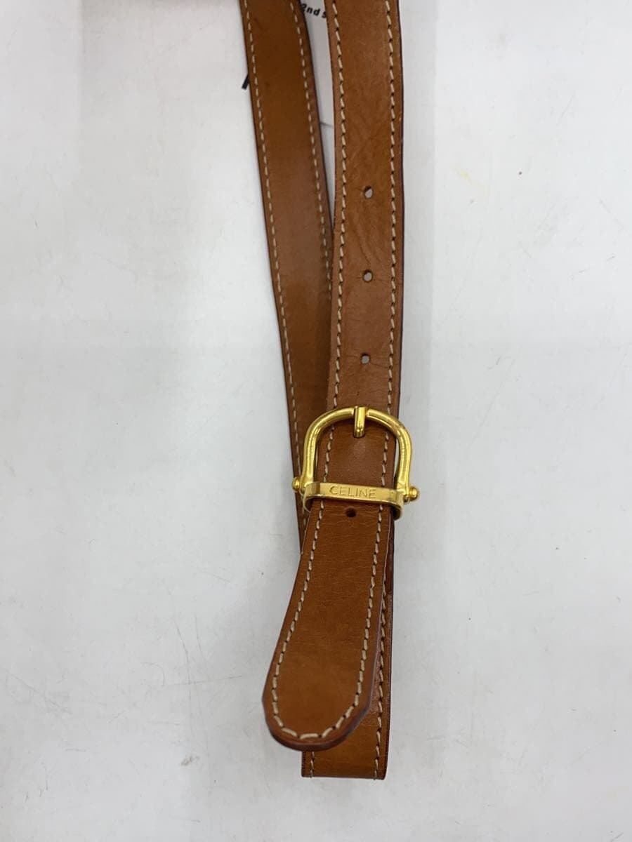 CELINE Macadam Pattern Belt Shoulder Bag Shoulder Bag Leather BRW 8