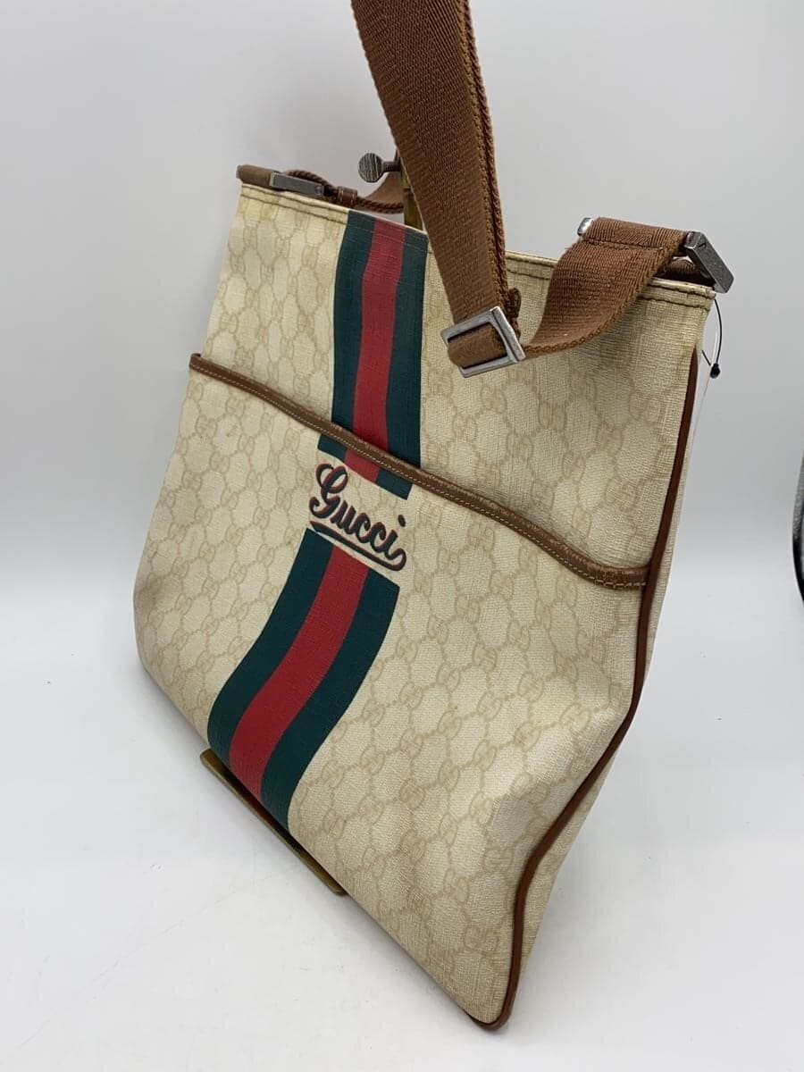 GUCCI Shoulder Bag_GG Supreme _Sherry Line PVC CRM 2