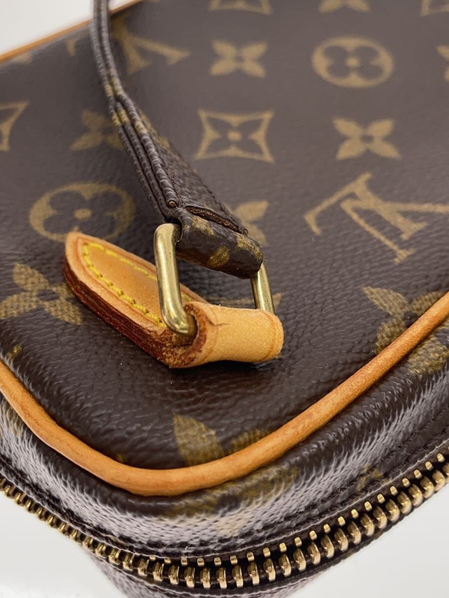 LOUIS VUITTON Pochette Marly Bandouliere_Monogram Canvas PVC BRW 7