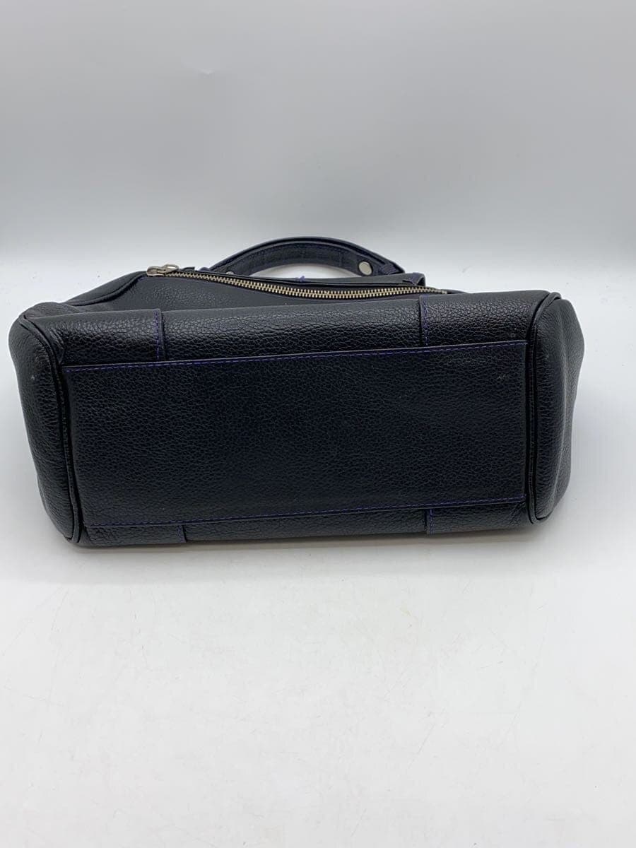 KENZO Handbag Leather BLK 4