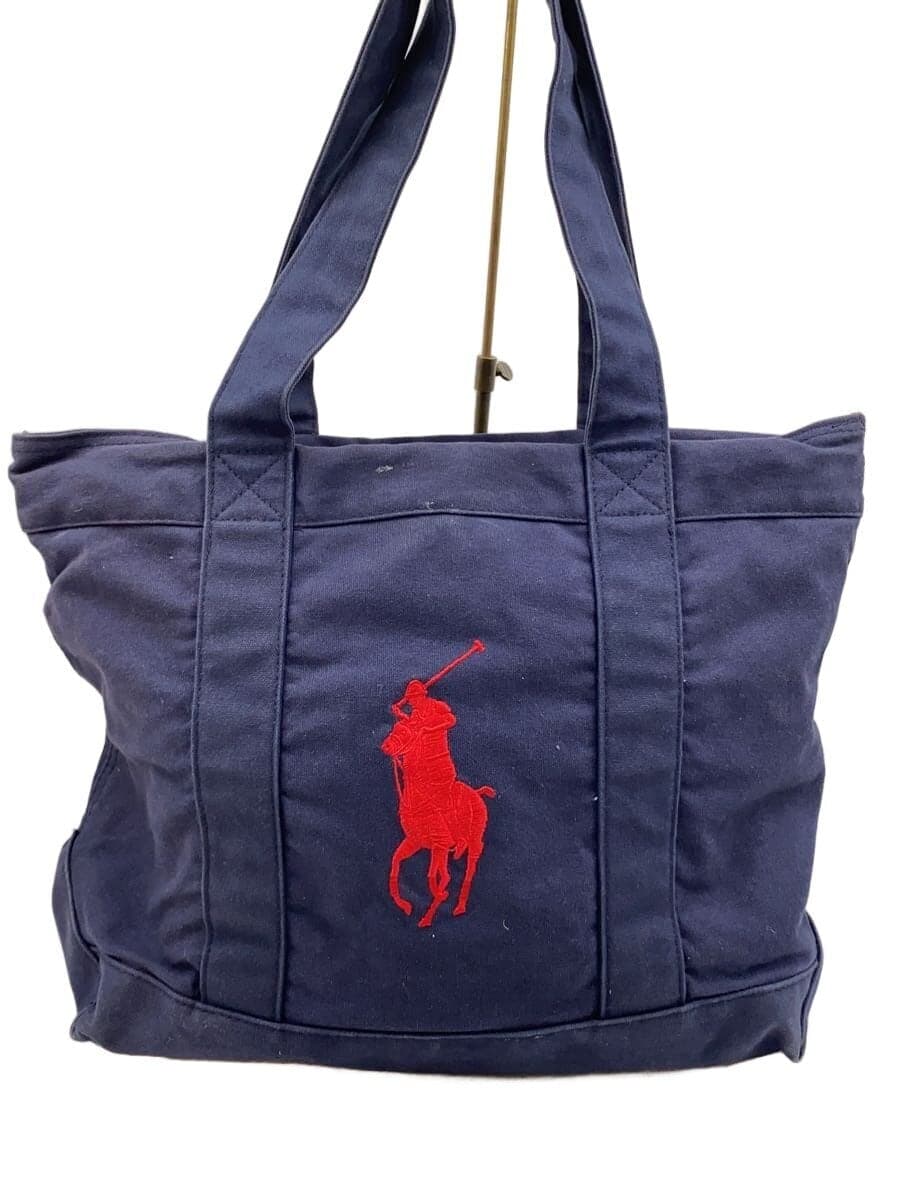 POLO RALPH LAUREN Tote Bag Cotton NVY