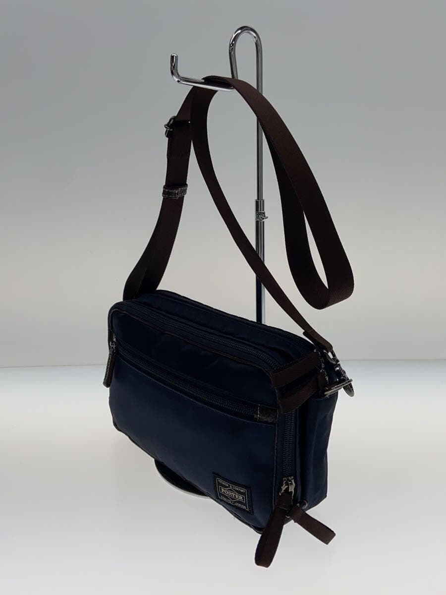 PORTERPLAN Shoulder Bag Nylon NVY Solid 2