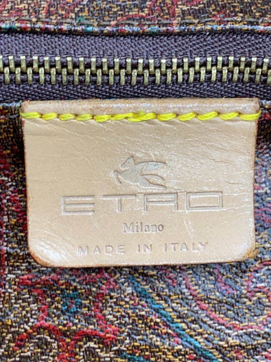 ETRO Boston Bag Multicolor All Over Pattern 5