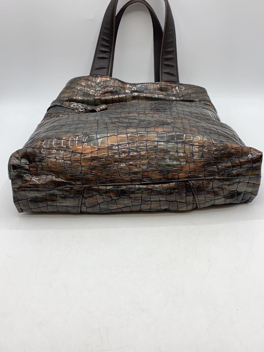 Other Brand Patti Patti Tote Bag Leather BRW Animal 4