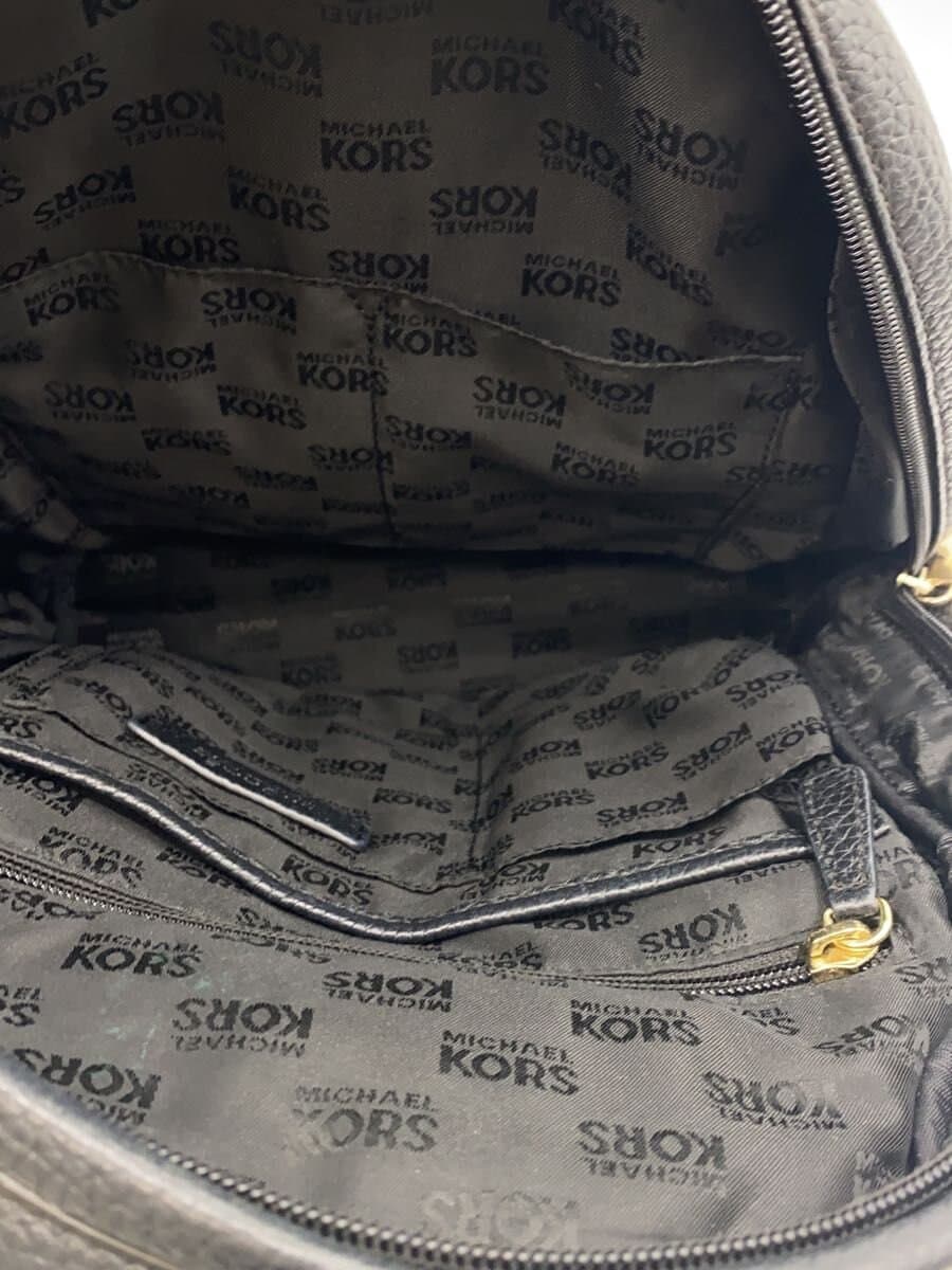 MICHAEL KORS Backpack Leather BLK Solid 35S6GTTB6L 6