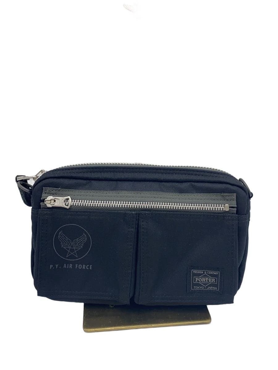 PORTERFLYING ACE 2-Way SHOULDER BAG BLK 863-17934