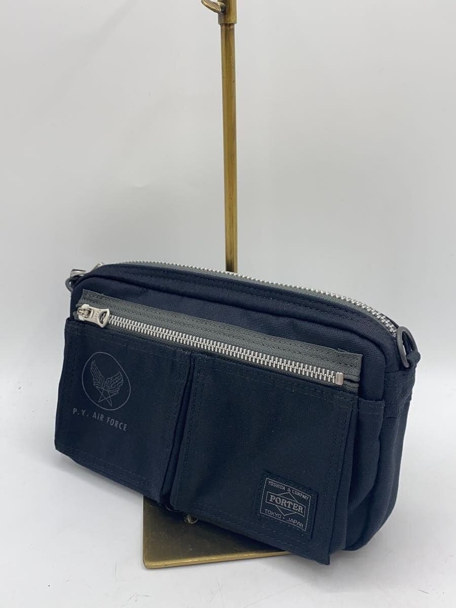 PORTERFLYING ACE 2-Way SHOULDER BAG BLK 863-17934 2