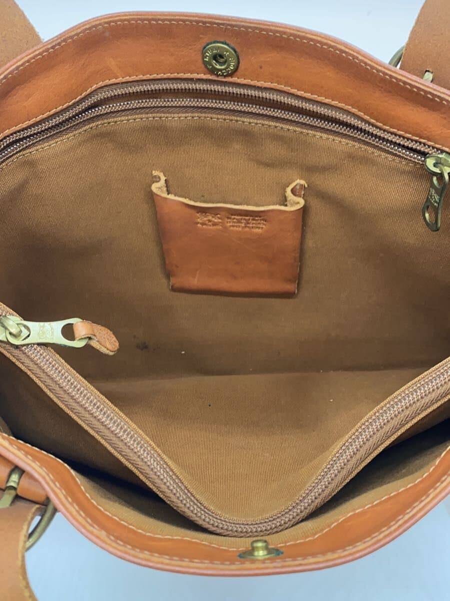 IL BISONTE Tote Bag Leather BRW 6