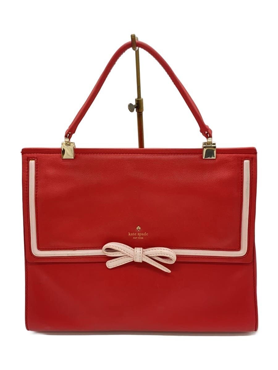 kate spade new york Handbag Leather RED