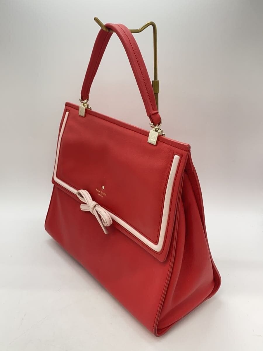 kate spade new york Handbag Leather RED 2