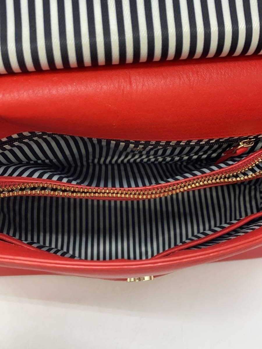 kate spade new york Handbag Leather RED 6