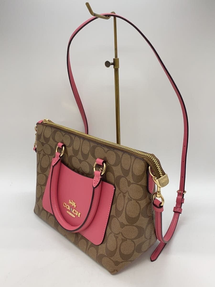 COACH Tote Bag PVC BEG F38089 2