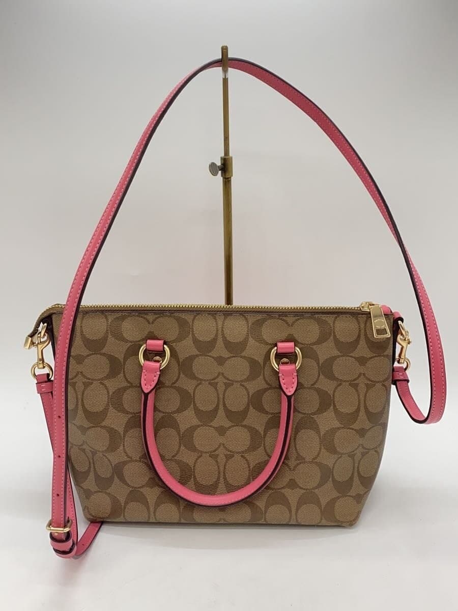 COACH Tote Bag PVC BEG F38089 3