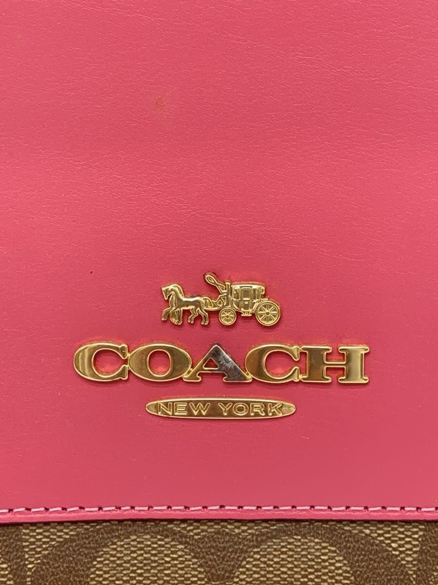 COACH Tote Bag PVC BEG F38089 5