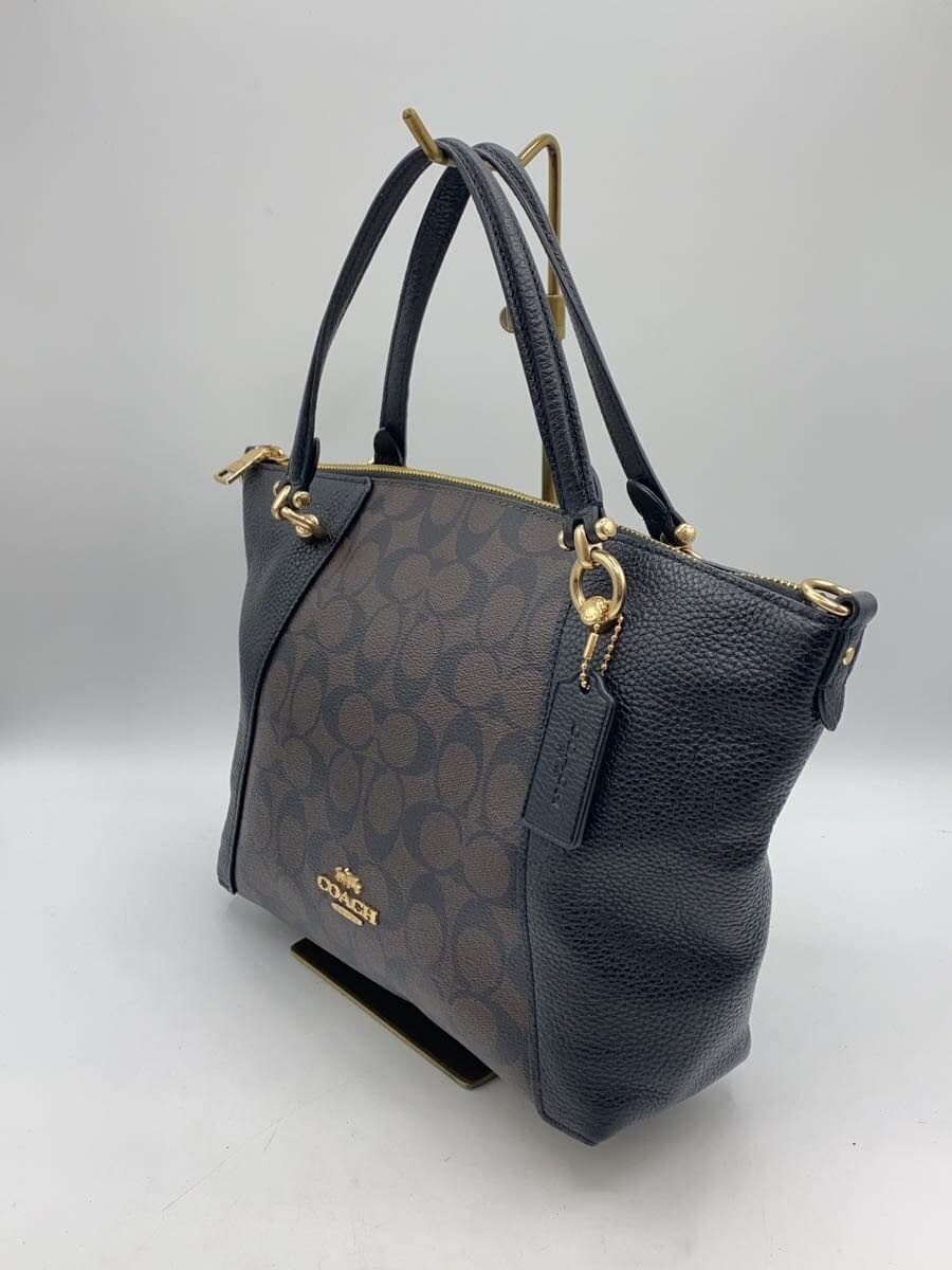 COACH Shoulder Bag Leather BRW All Over Pattern C6230 2