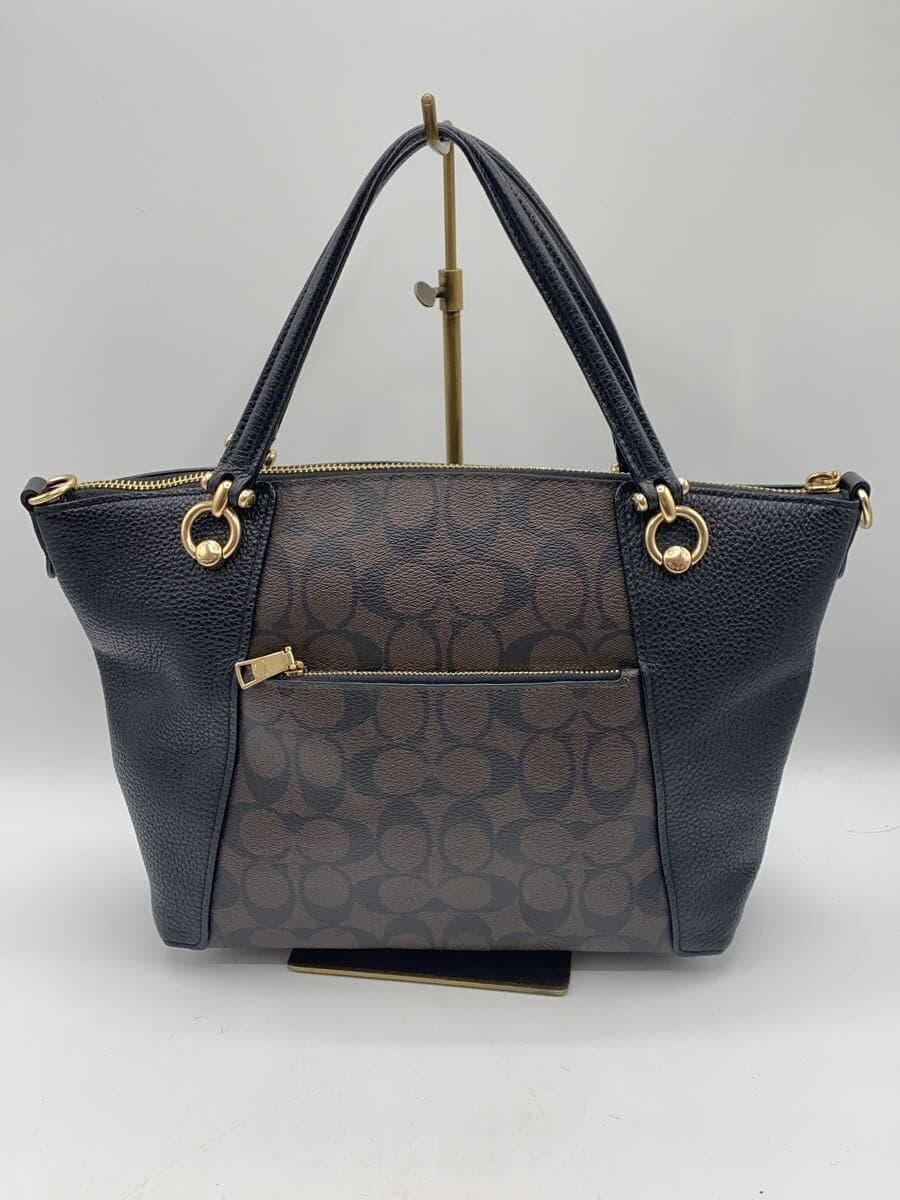 COACH Shoulder Bag Leather BRW All Over Pattern C6230 3