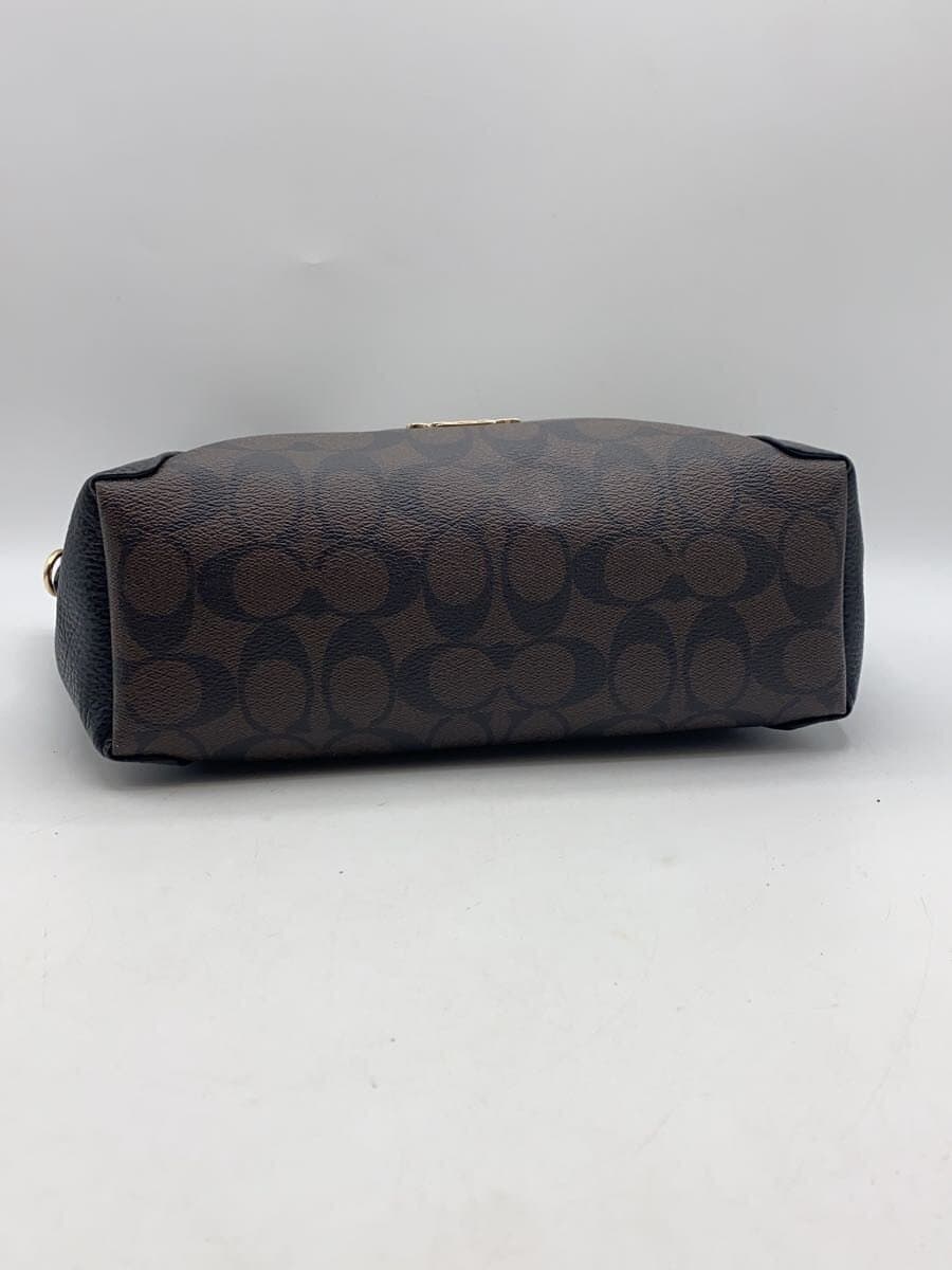 COACH Shoulder Bag Leather BRW All Over Pattern C6230 4