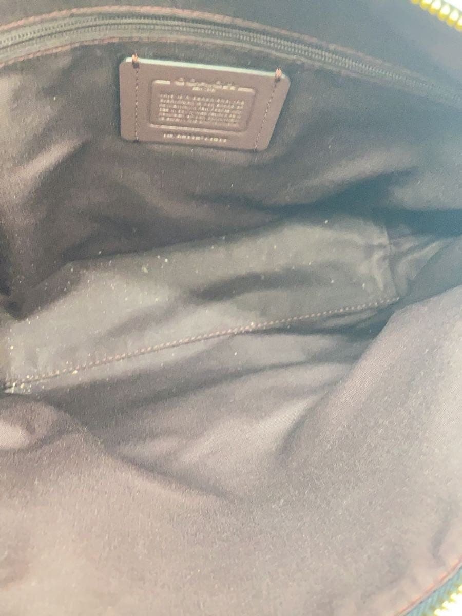 COACH Shoulder Bag Leather BRW All Over Pattern C6230 6