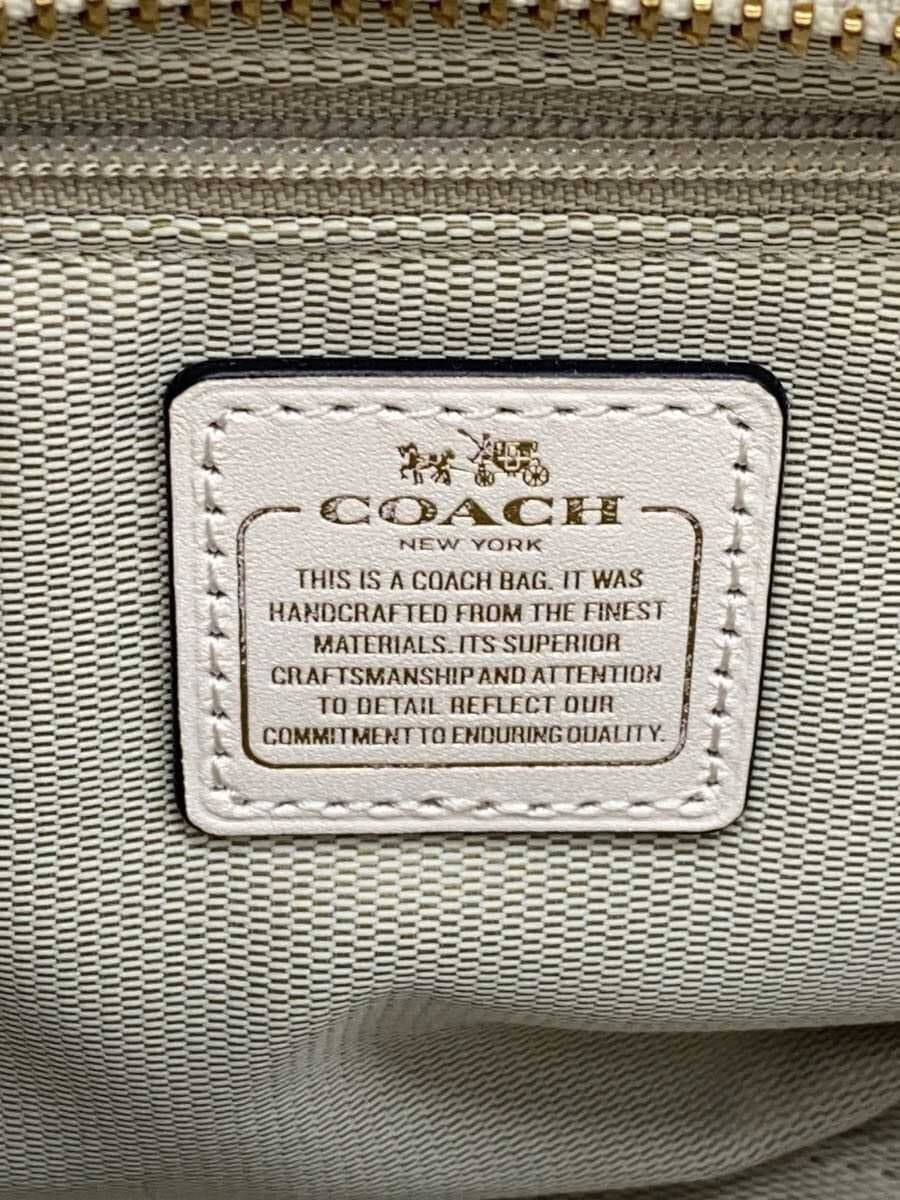 COACH Tote Bag_All Leather Leather BEG 5