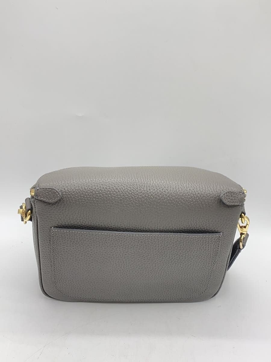 A.D.M.J. Shoulder Bag Leather GRY 3